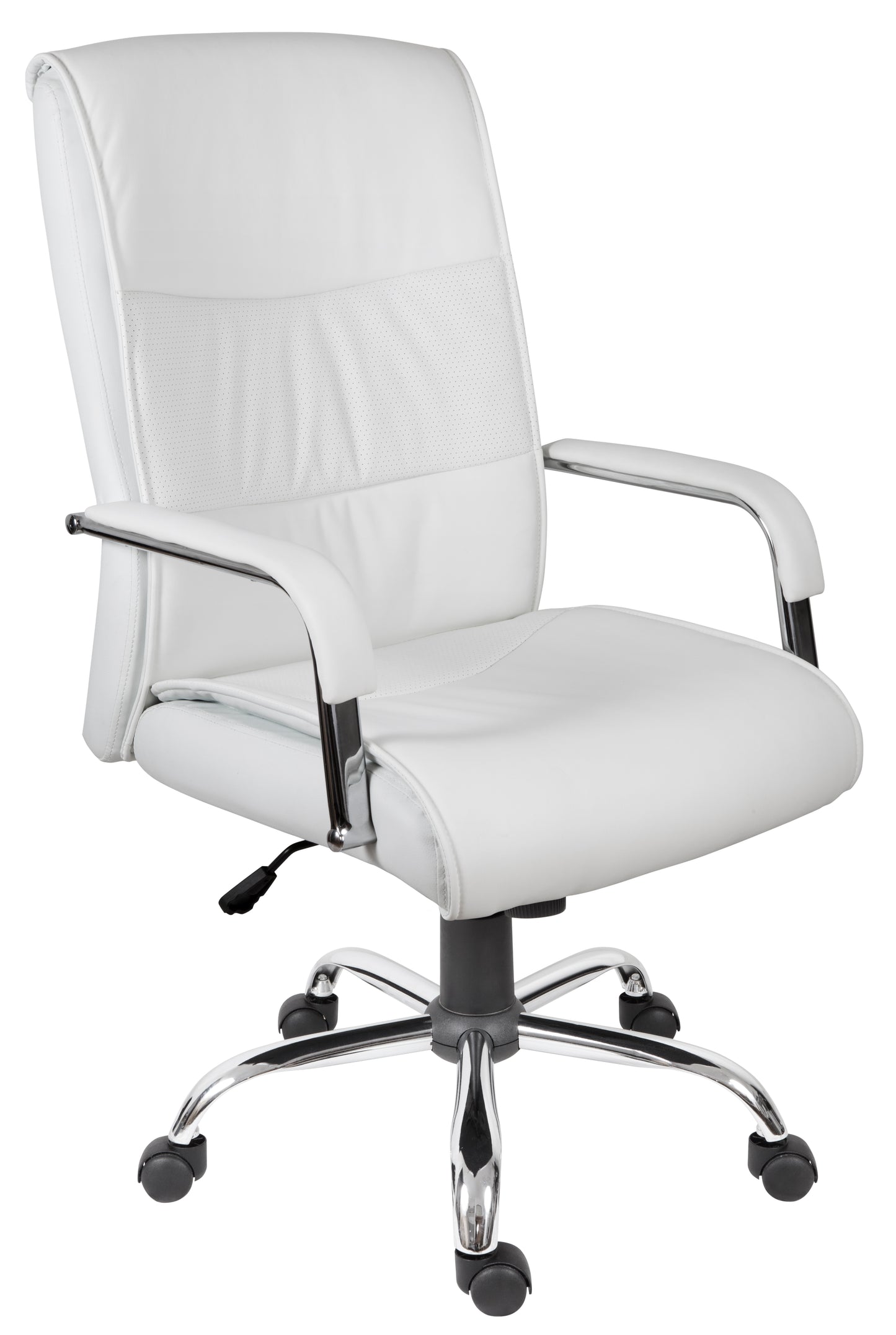 Kendal Luxury Faux Leather Executive Office Chair White - 6901KW DD