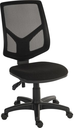 Teknik Office Vanguard Twin Lever Mesh Back Executive Task Operator Office Chair Without Arms Black - 6998 DD