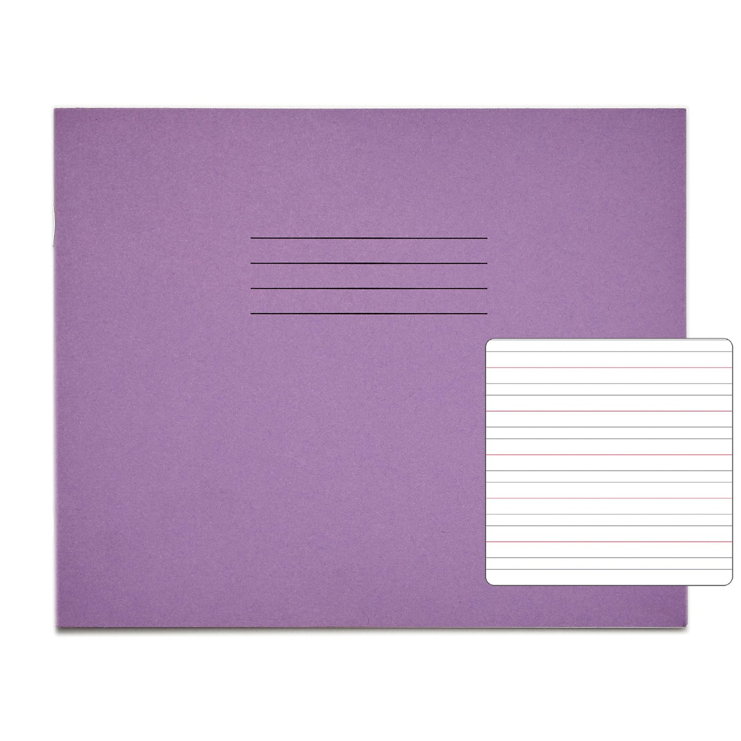 RHINO 6 x 8 Learn to Write Book 32 Page Purple Narrow-Ruled LTW4B:15R (Pack of 10)