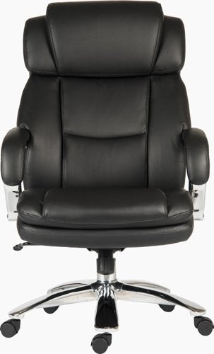 Teknik Colossus Extreme Heavy Duty 24 Hour Executive Bonded Leather Faced Office Chair With Fixed Arms Black - 7200 DD