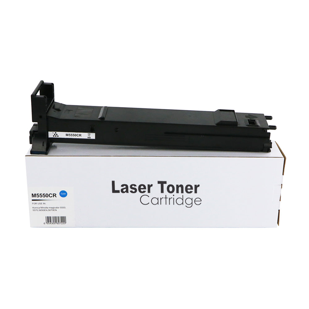 Remanufactured Konica Minolta Magicolor 5550 Toner Cyan Ctg A06V453