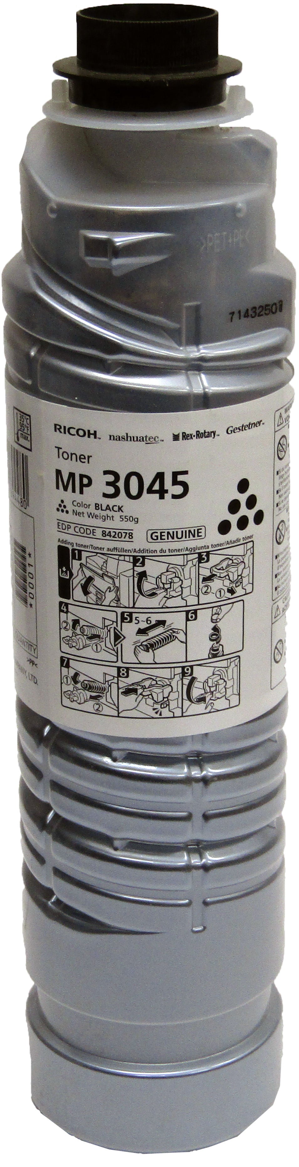 Original Ricoh Aficio 2035 3210D Black Toner 842078