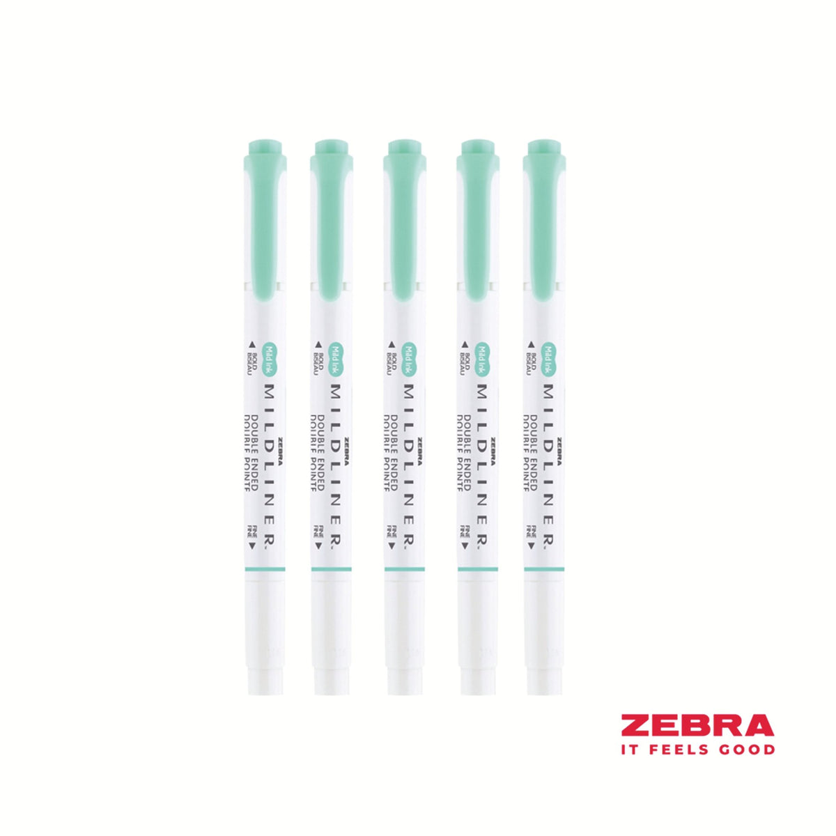 MILDLINER Dbl End Green Highlighter Bx10