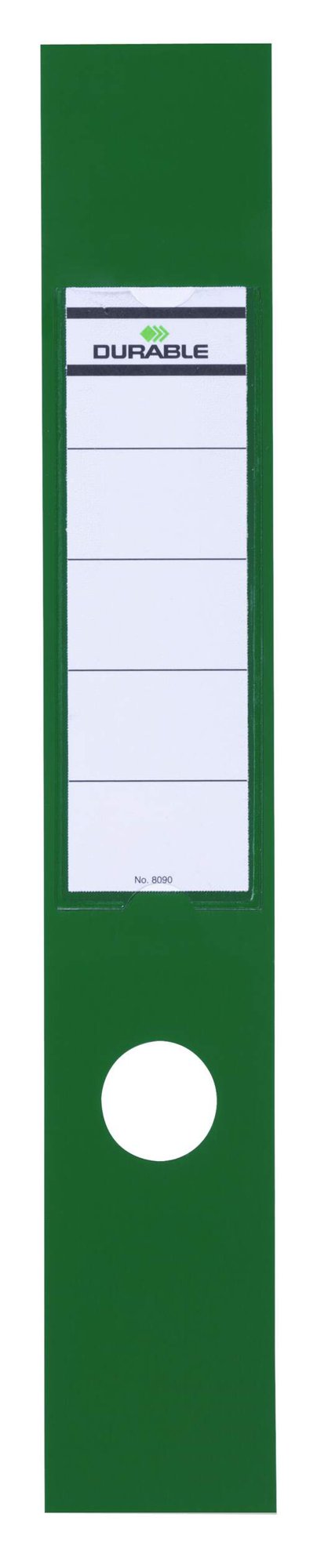 Durable ORDOFIX Spine Label 60mm Green (10)