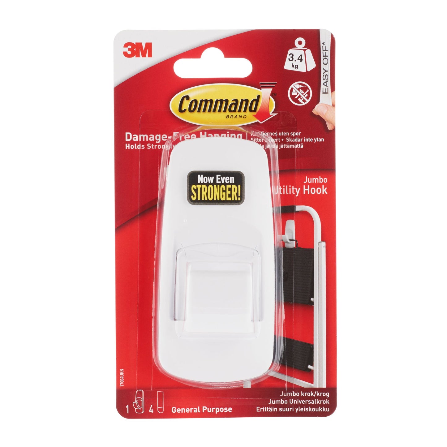 Command™ Jumbo Utility Hook 17004