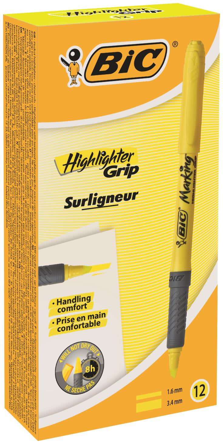 BIC Brite Liner Highlighters Yellow