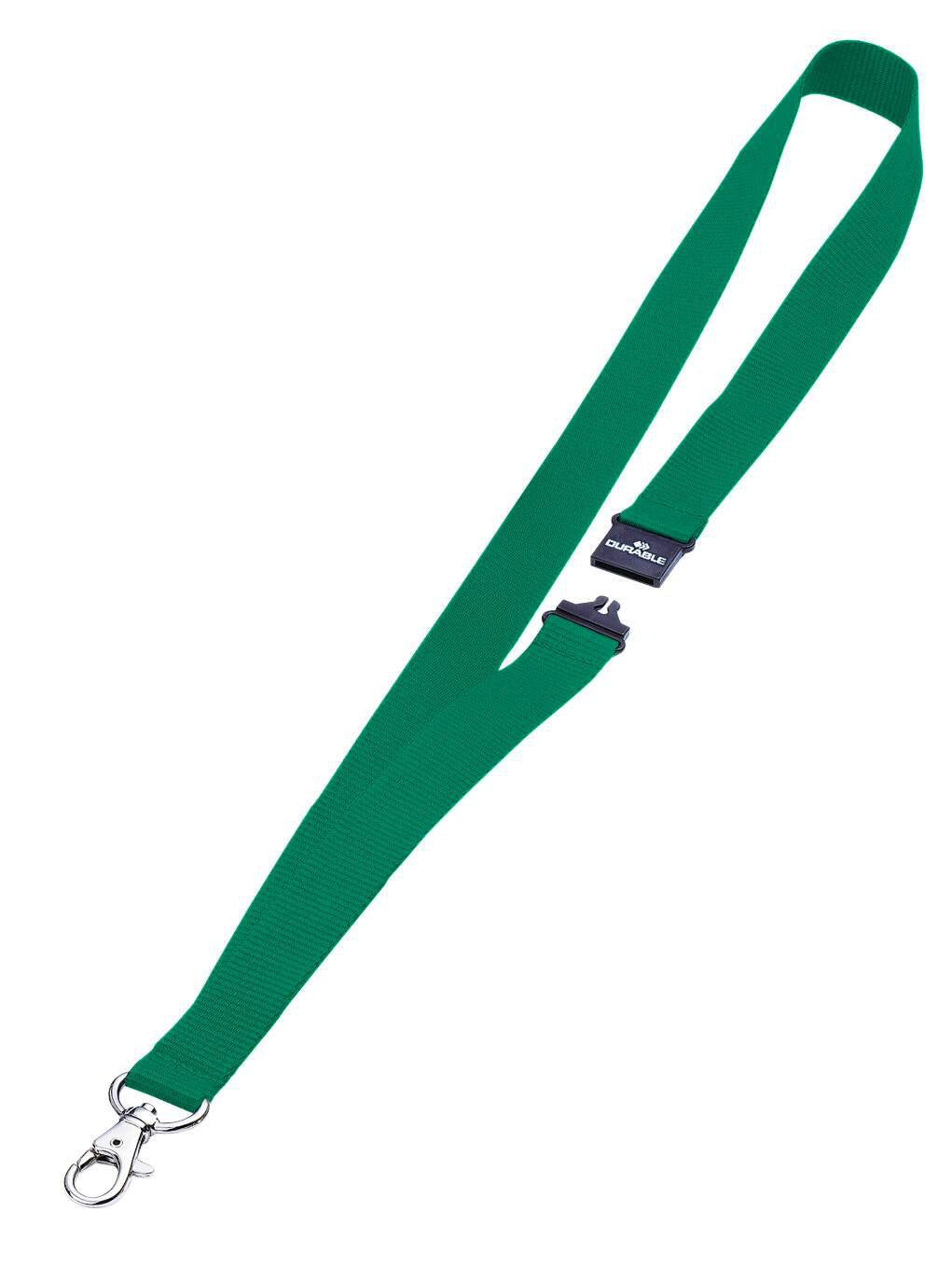 Durable Lanyard GREEN 20mm  (10)