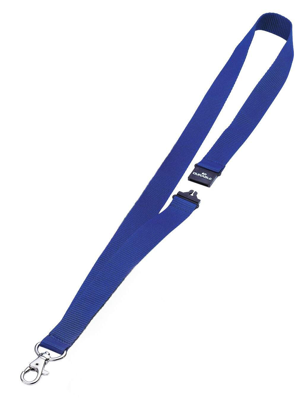 Durable Lanyard Blue 20mm  (10)