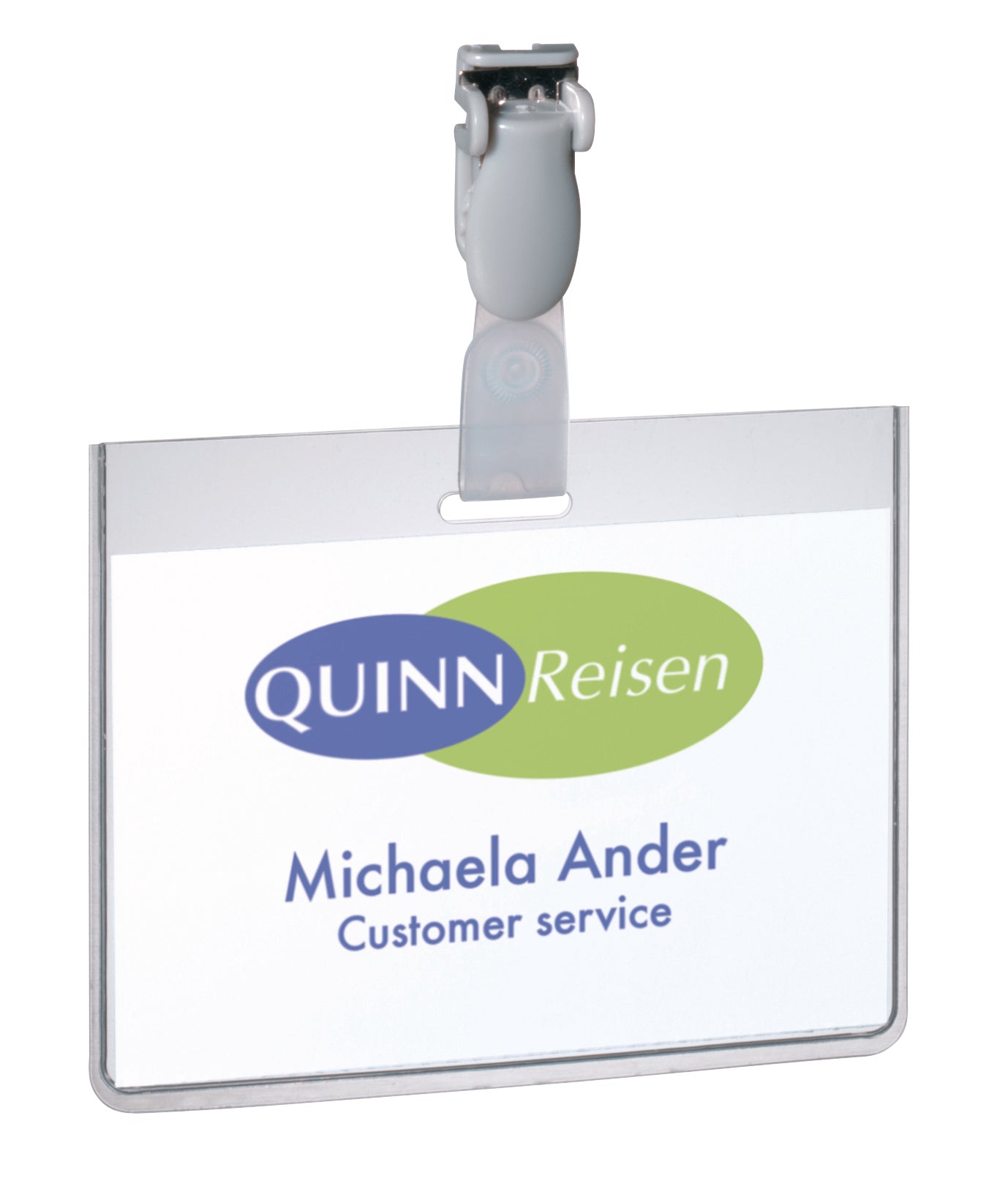 Durable Security Clip Badge 60x90mm (25)