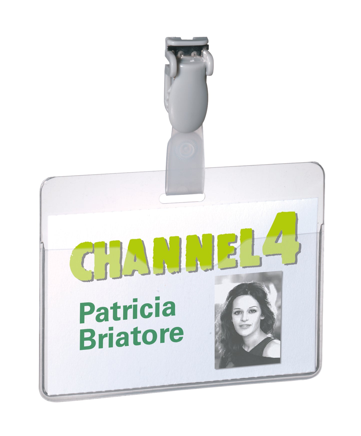 Durable Conference Clip Badge 60x90mm (25)