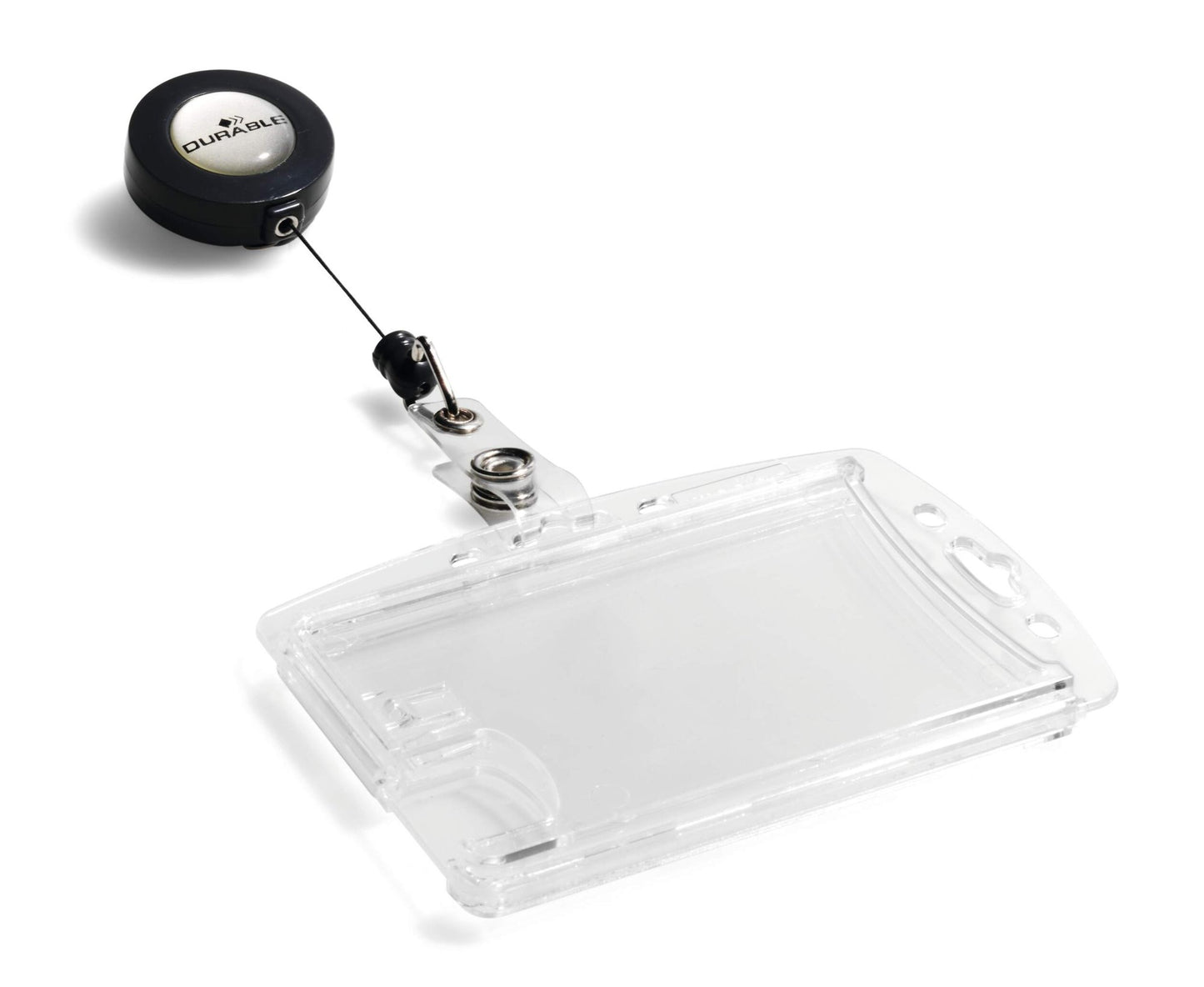 Durable ENCLOSED Badge Reel ID Holder (10)