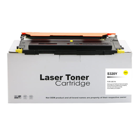 Compatible Samsung CLP320 Yellow Toner CLTY4072S HP SU472A