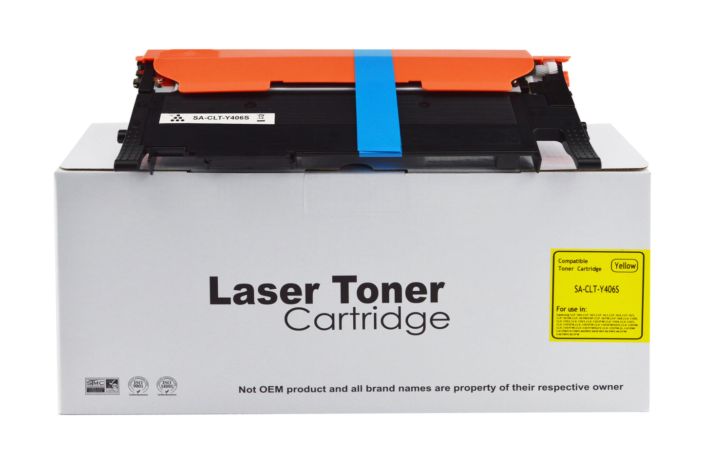 Remanufactured Samsung CLP360 Yellow Toner CLT-Y406S HP SU462A