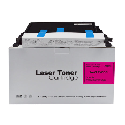 Remanufactured Samsung CLP620 Hi Yld Magenta Toner CLT-M5082L HP SU322A