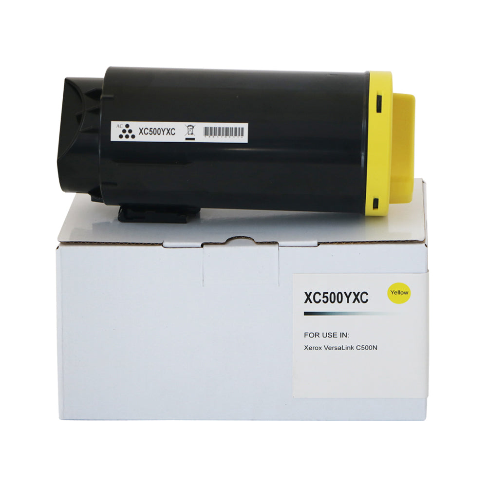 Compatible Xerox Versalink C500 Hi Cap Yellow Toner  106R03872 (C50X)