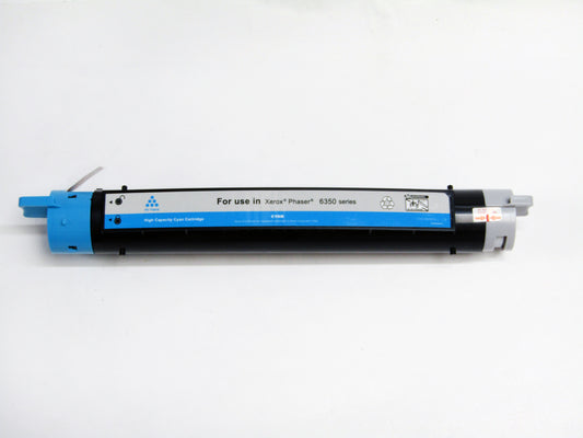Remanufactured Xerox Phaser 6350 Hi Cap Cyan Toner 106R01144