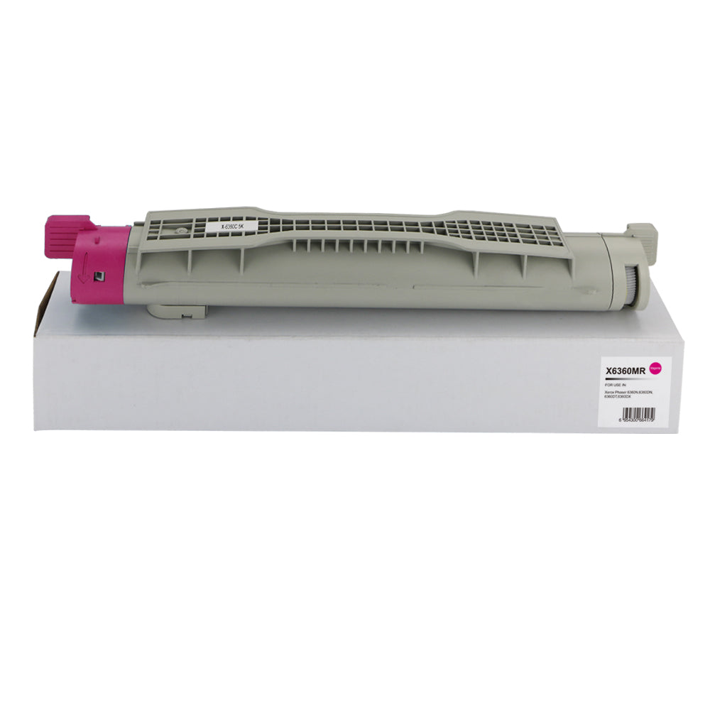 Remanufactured Xerox Phaser 6360 Magenta Std Yield Toner 106R01215