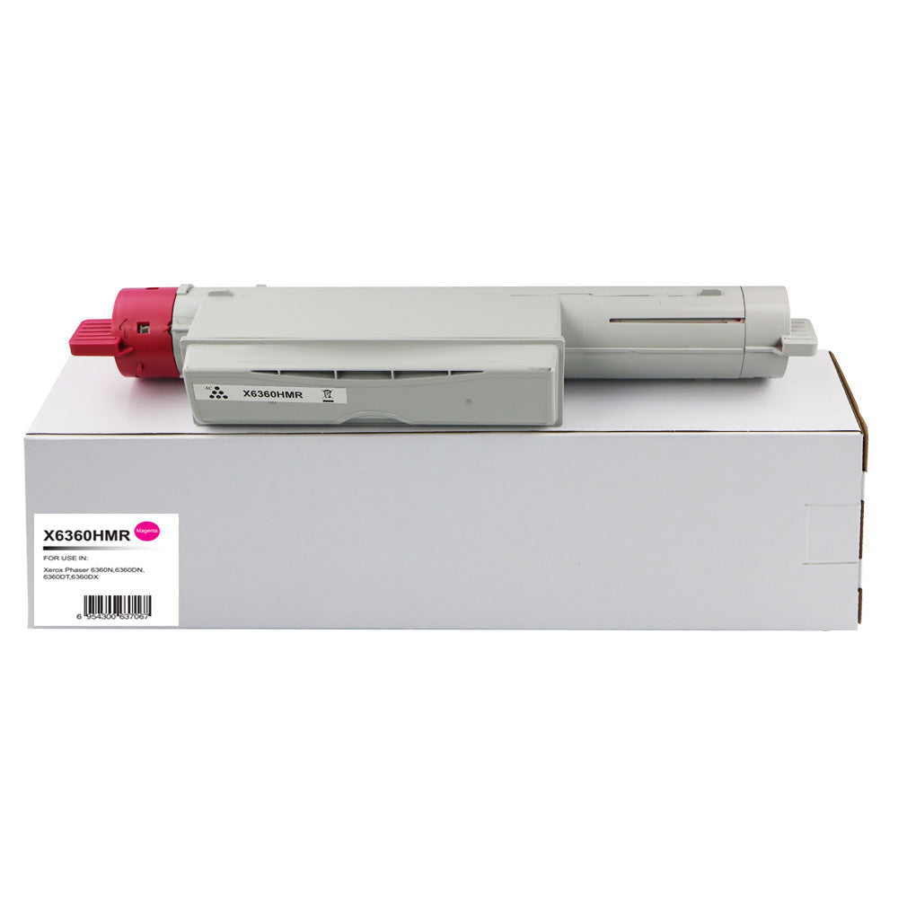 Remanufactured Xerox Phaser 6360 Magenta Hi Yld Toner 106R01219