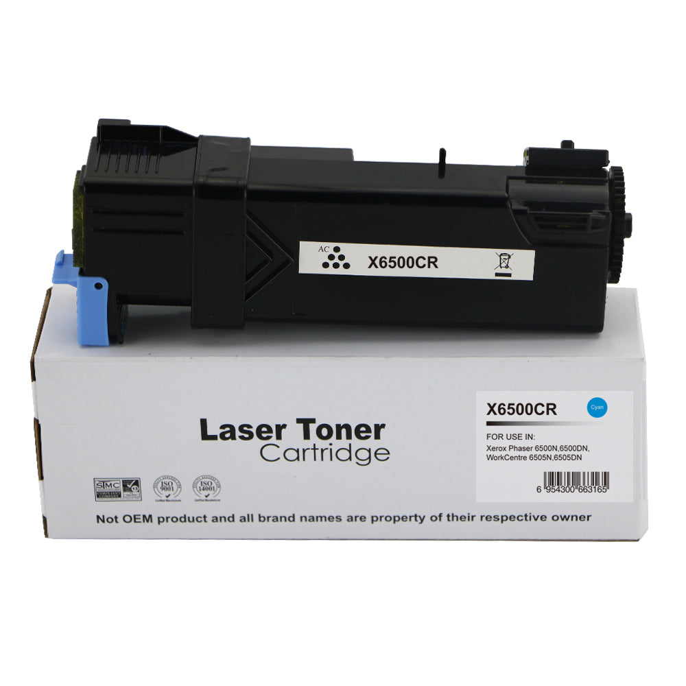 Remanufactured Xerox Phaser 6500 Cyan Toner 106R01594