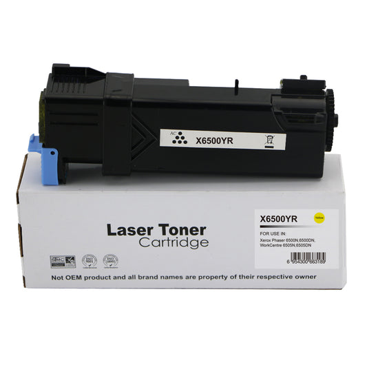 Remanufactured Xerox Phaser 6500 Yellow Toner 106R01596