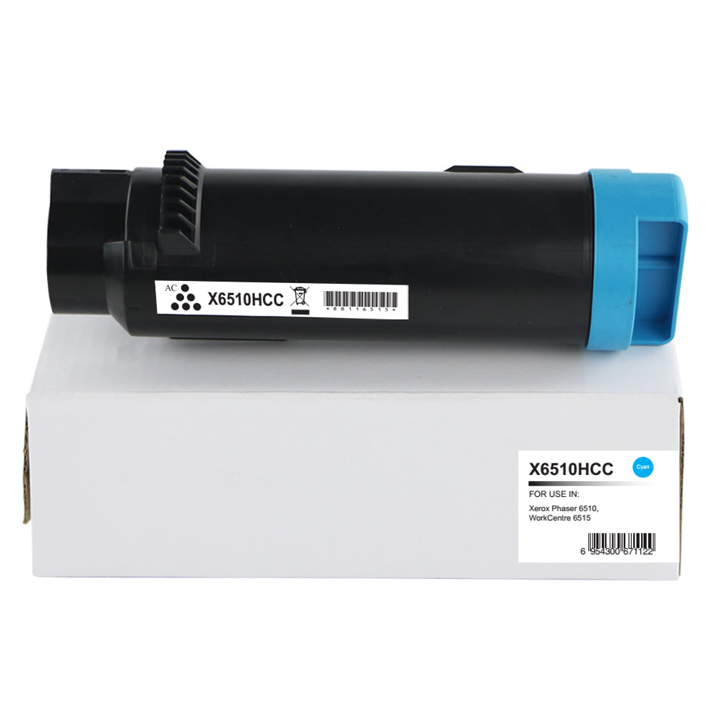 Compatible Xerox Phaser 6510 Extra Hi Cap Cyan Toner 106R03690