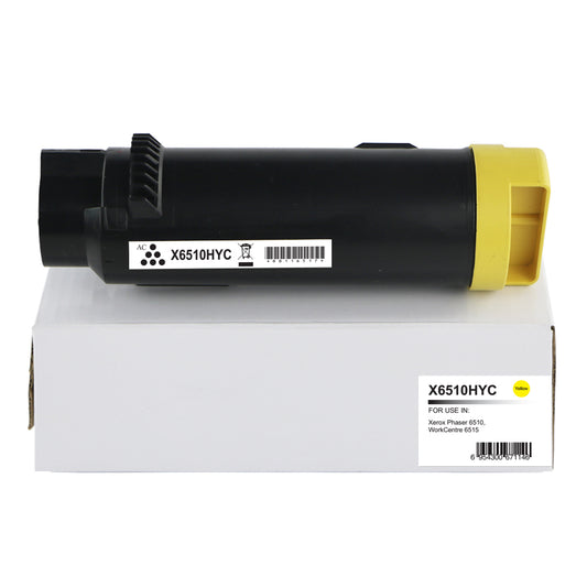 Compatible Xerox Phaser 6510 Extra Hi Cap Yellow Toner 106R03692