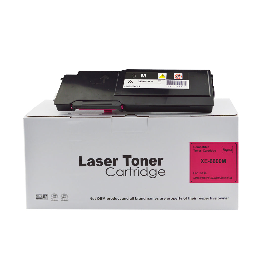 Compatible Xerox Phaser 6600 Hi Cap Magenta Toner 106R02230