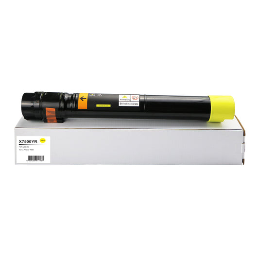 Reman Xerox PHASER 7500 Yellow Toner 106R01438