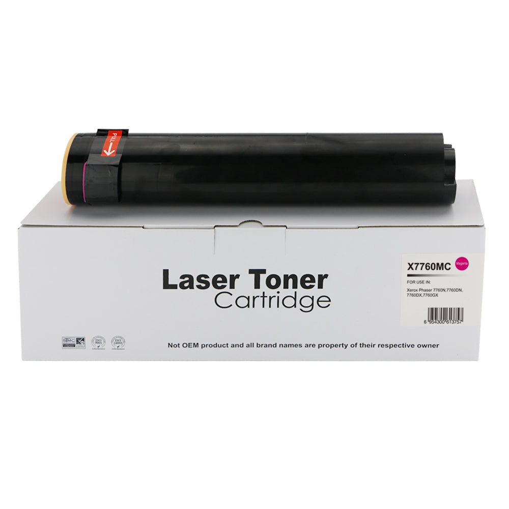 Compatible Xerox Phaser 7760 Hi Cap Magenta Toner 106R01161