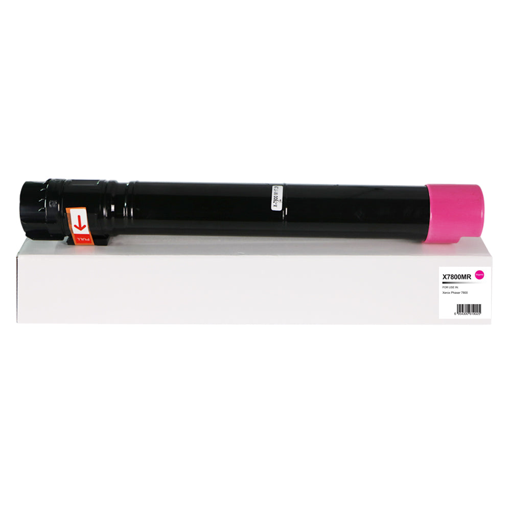 Reman Xerox Phaser 7800 Hi Cap Magenta Toner 106R01567