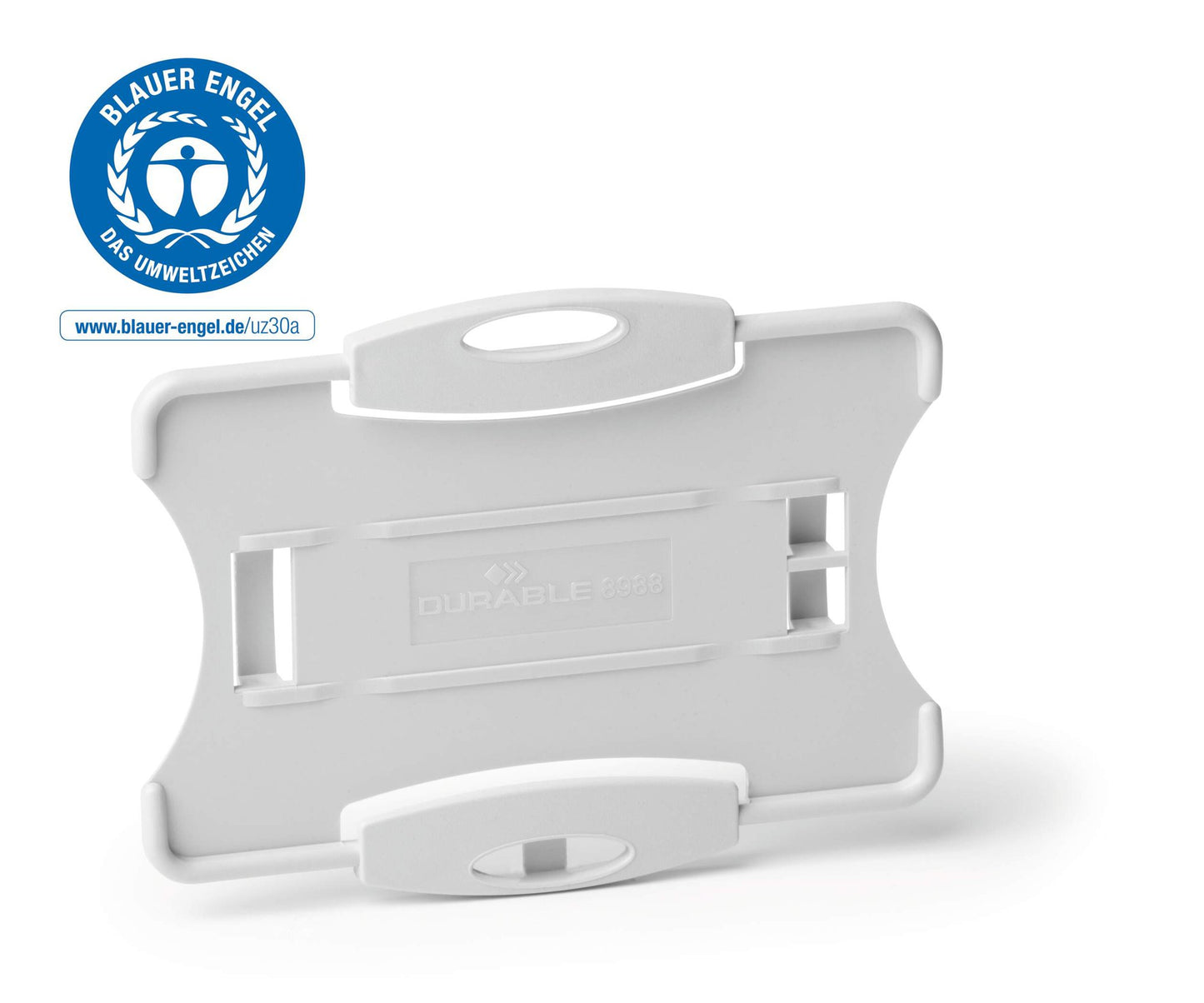 Durable ECO 1 ID Card Holder Grey (10)