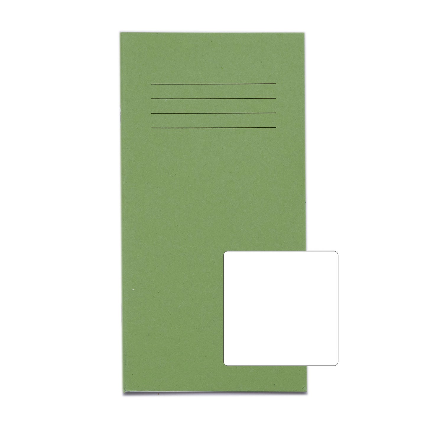 RHINO 8 x 4 Exercise Book 32 Page Light Green B (Pack of 10)