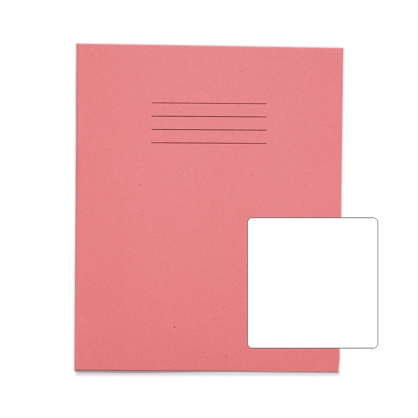 RHINO 8 x 6.5 Exercise Book 48 Page Pink B (Pack of 100)