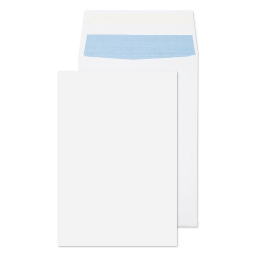 ValueX Everyday Envelopes C4 White Pocket Plain Peel and Seal 25mm Gusset 140gsm 324x229mm (Pack 125) - 9000