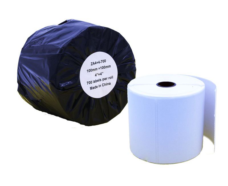 Compatible Zebra White Labels Roll 700 pcs (ZA4x4-700)
