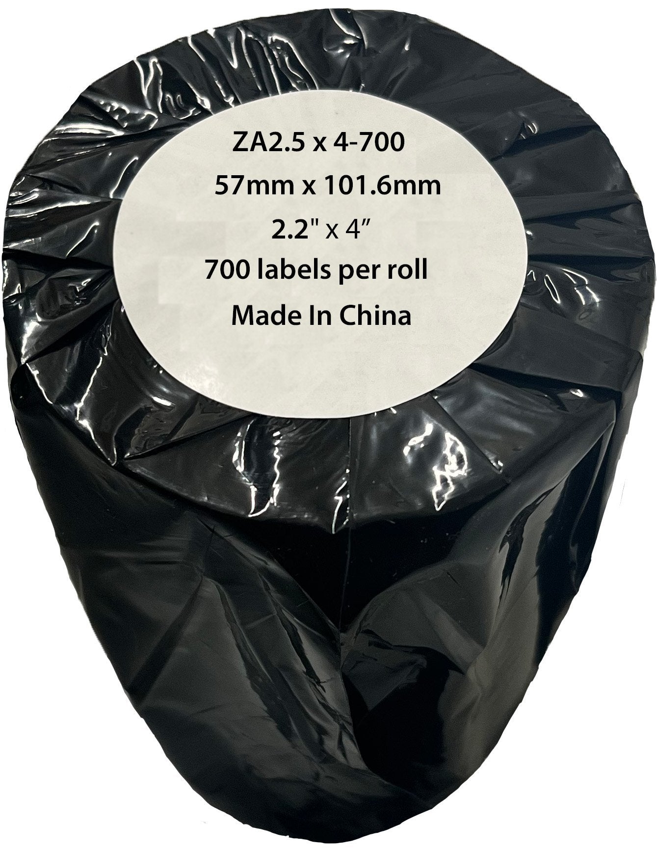 Compatible Zebra White Labels Roll 500 pcs (ZA2.25x4-700