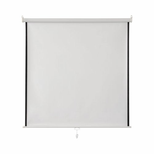 Bi-Office Wall Projection Screen 1500x1500mm Black Border White Housing - 9D006030 DD