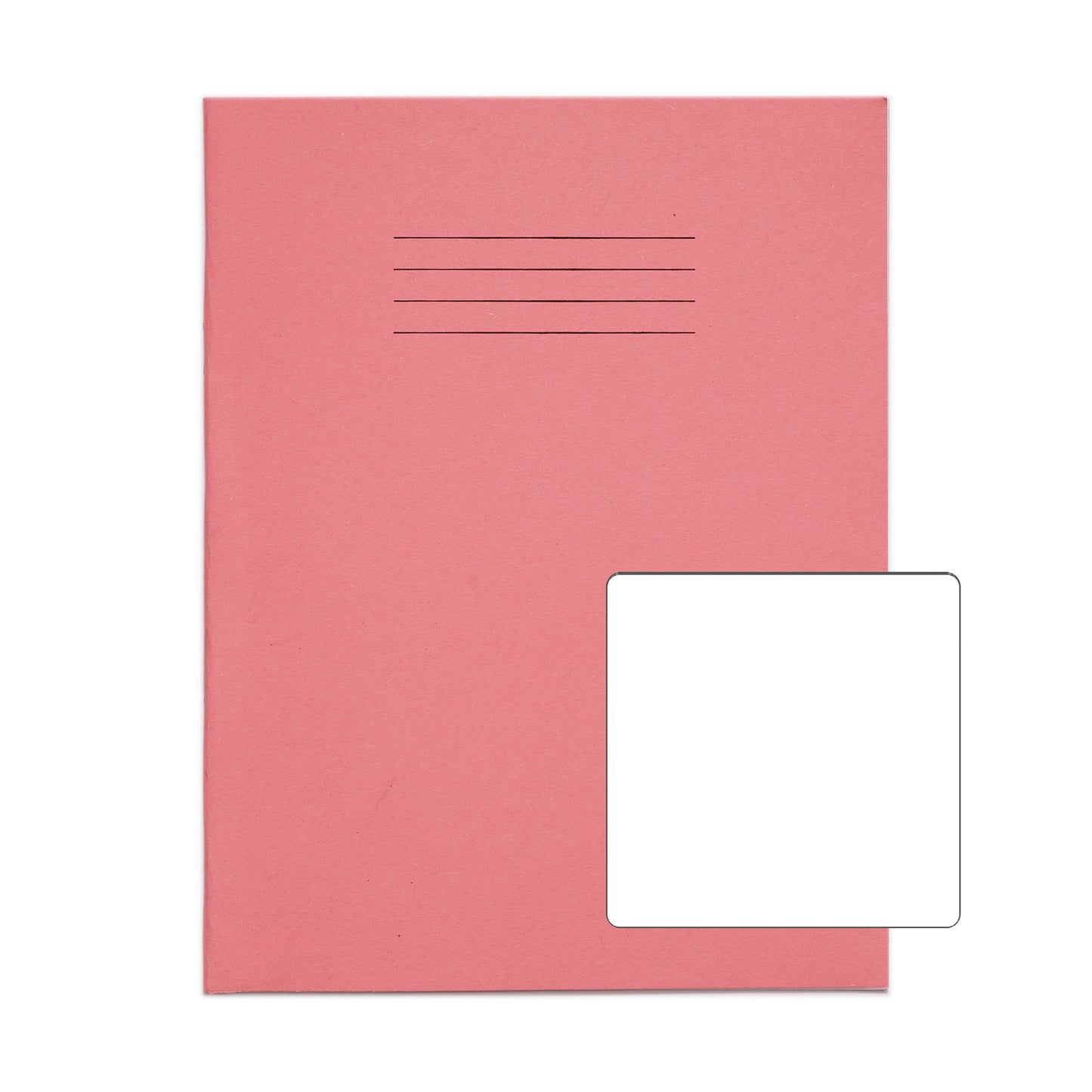 RHINO 9 x 7 Exercise Book 48 Page Pink B (Pack of 10)