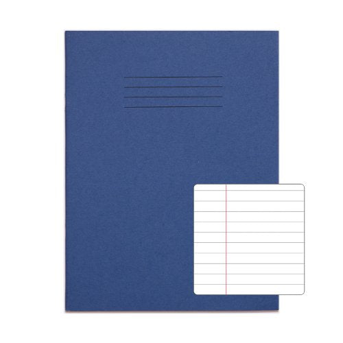 RHINO 9 x 7 Exercise Book 80 Page Dark Blue F8M (Pack of 100)
