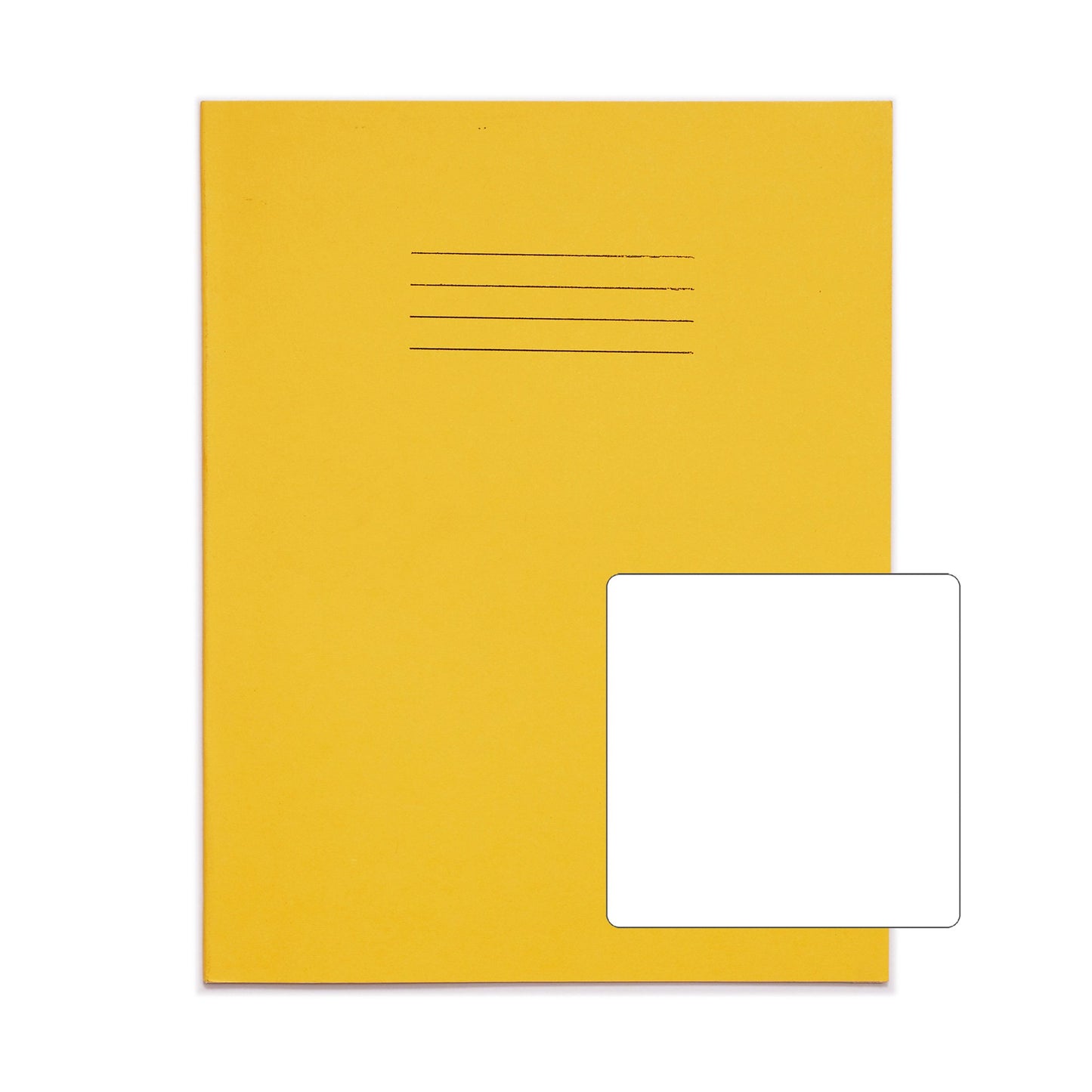 RHINO 9 x 7 Exercise Book 80 Page Yellow B (Pack of 10)