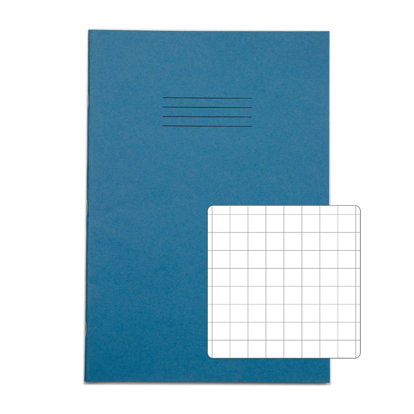 RHINO A4 Exercise Book 64 Page Light Blue S10 (Pack of 10)
