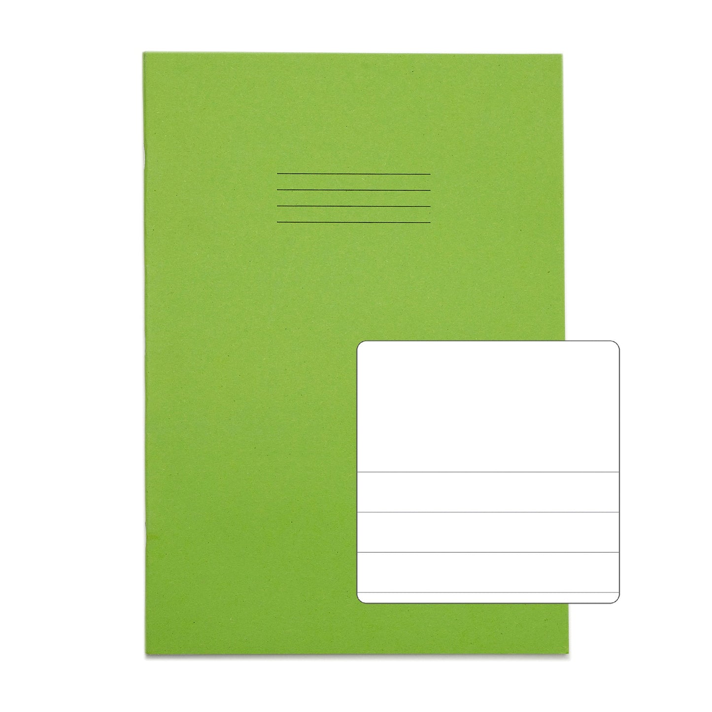 RHINO A4 Exercise Book 64 Page Light Green TB/F15 (Pack of 10)