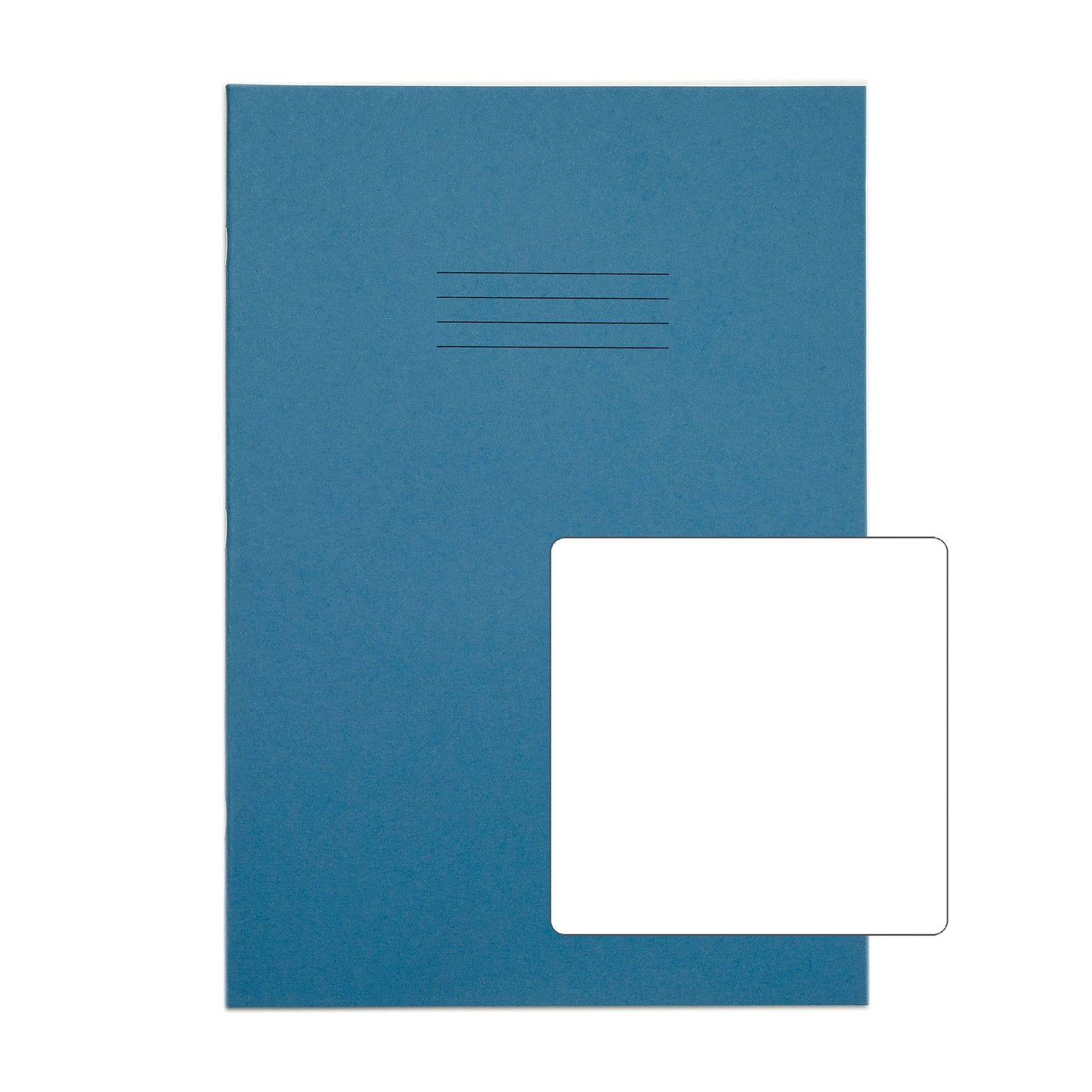 RHINO A4 Exercise Book 80 Page Light Blue B (Pack of 50)