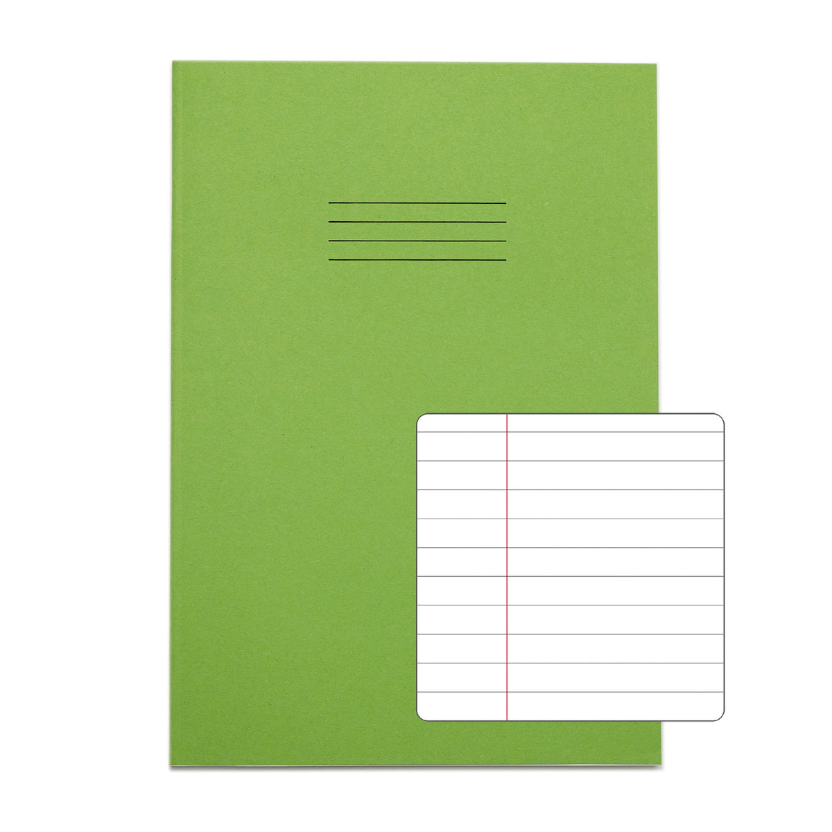 RHINO A4 Ex/Book 80P Lt.Green F8M