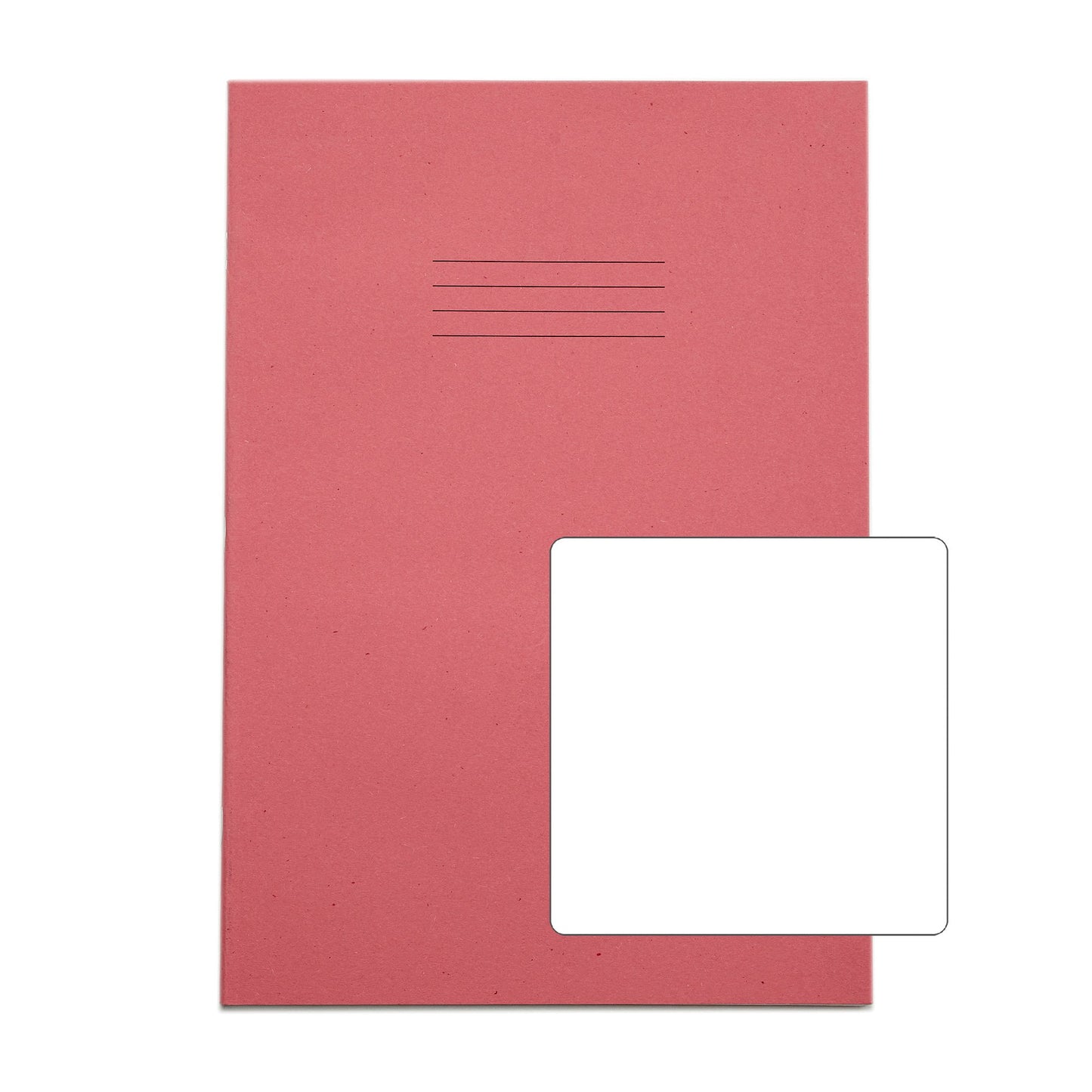 RHINO A4 Exercise Book 80 Page Pink B (Pack of 10)