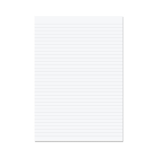 VEP051-27-0: RHINO A4 Exercise Paper 500 Leaf 8mm Lined Pack (Pack of 5)