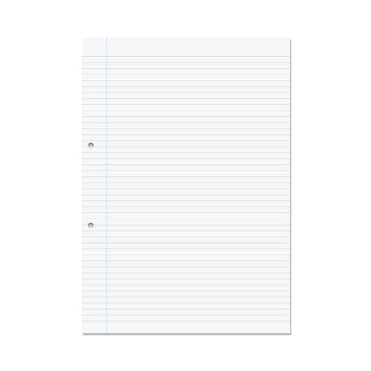 RHINO A4 Punched Exercise Paper 500 Leaf F6M (Pack of 5)