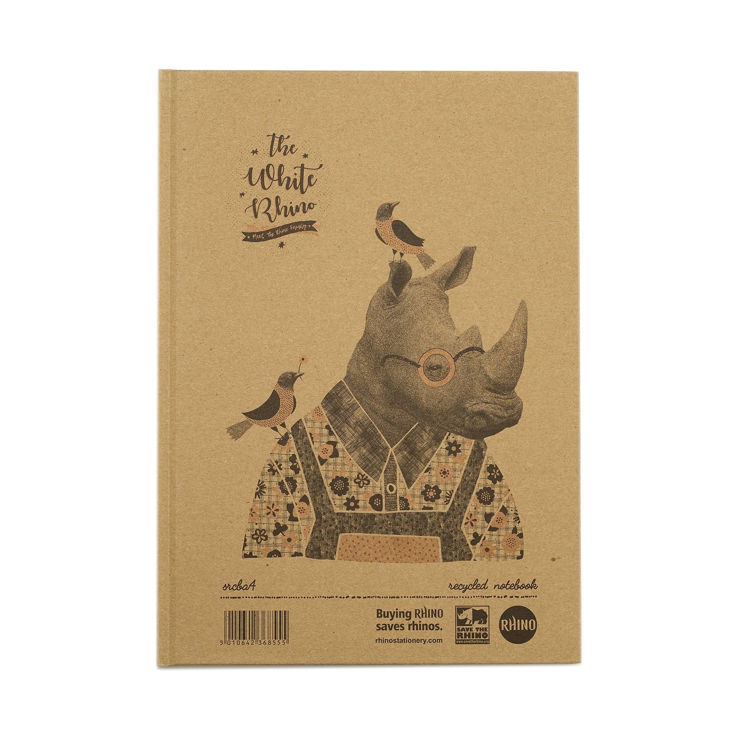 RHINO A4 Recycled Casebound Book 160 Page F8 (Pack of 30)