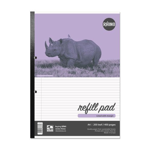 RHINO A4 Refill Pad 200 Leaf F6M (Pack of 20)