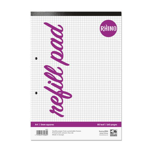 RHINO A4 Refill Pad 80 Leaf S5 (Pack of 48)